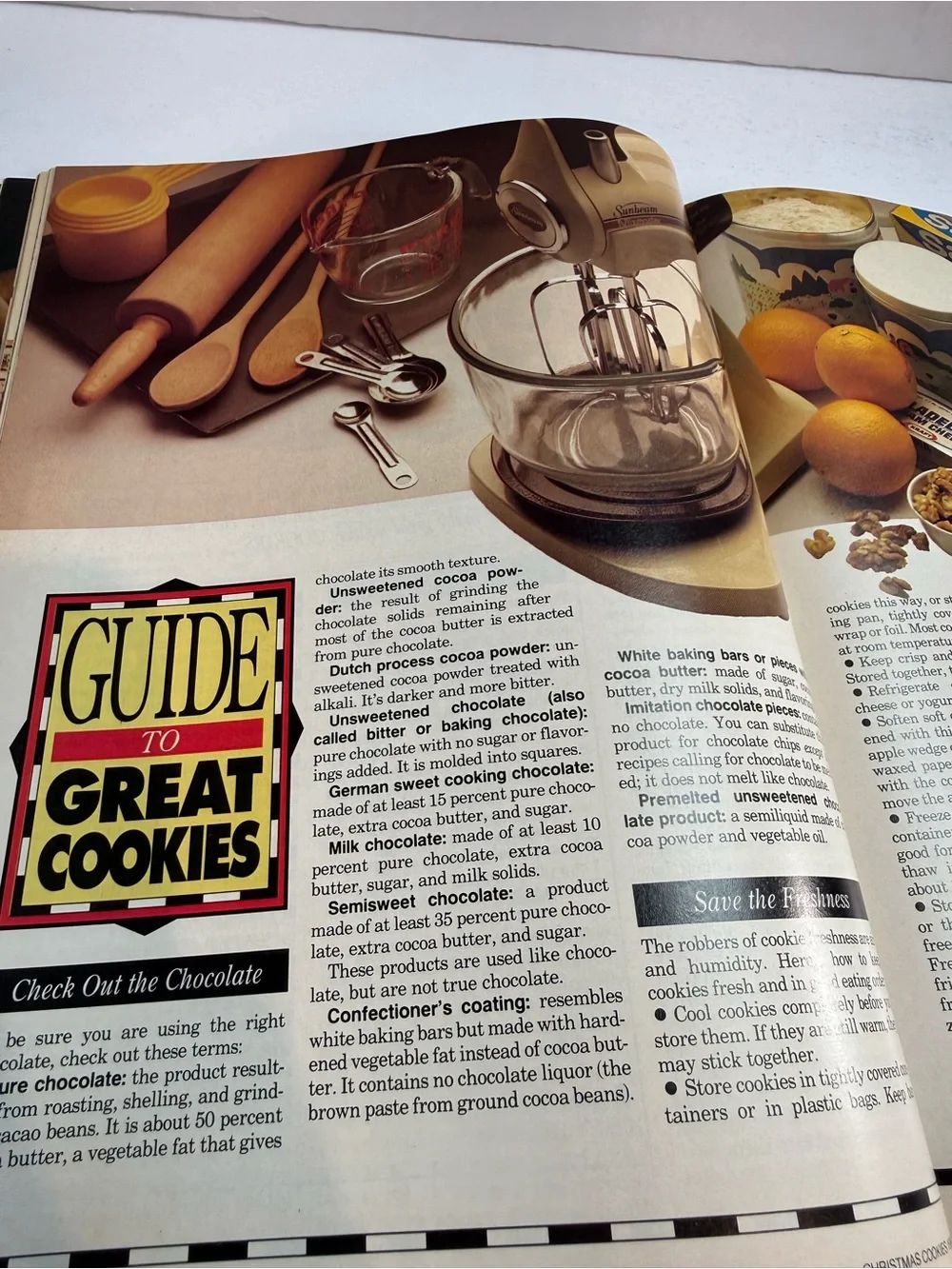 Better Homes and Gardens Christmas Cookies Magazine 1990 Holiday Recipes
